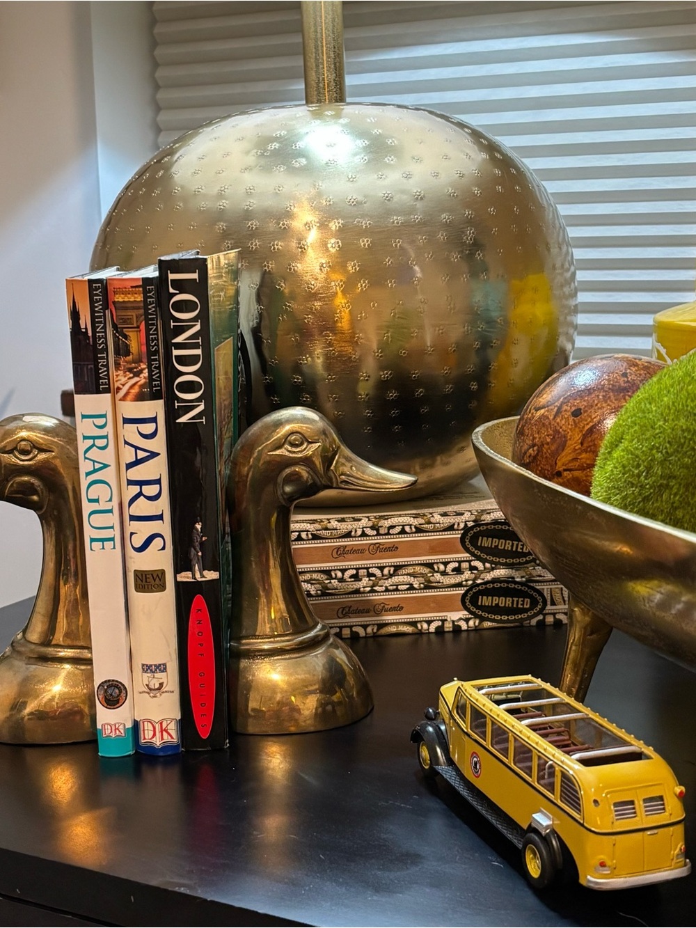 Set of Vintage Duck Head (Mallard) Bookends - Picture 2 of 6